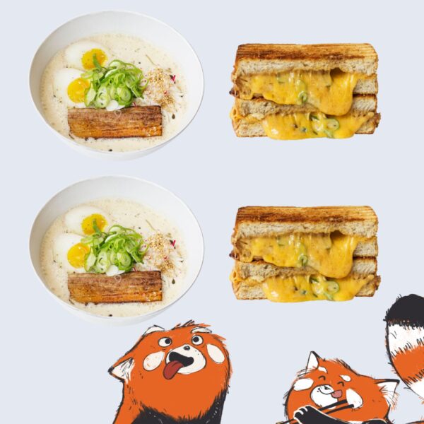 Dinner for two bundle | Ramen Suppe Kochbox | Ramen Set und Grilled Cheese Sandwiches